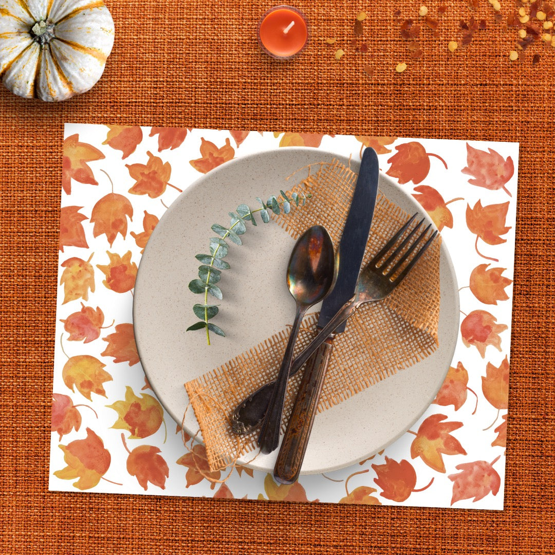 Manteles de papel ilustrados - Otoño