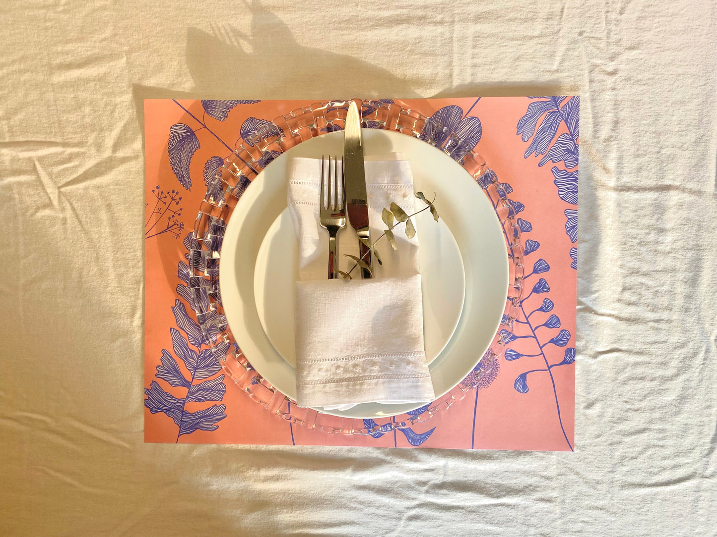 Manteles de papel ilustrados - Naturaleza