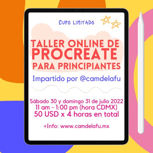 Taller online de Procreate para Principiantes