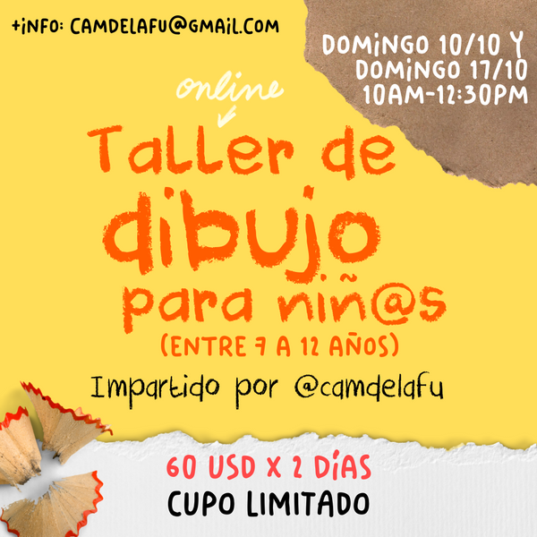 Taller de dibujo para niñ@s